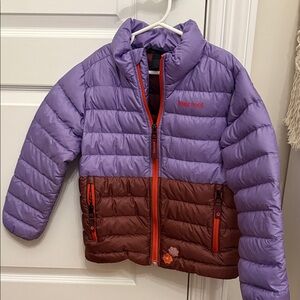 Marmot Highlander Kids' Purple and Maroon Puffer Jacket